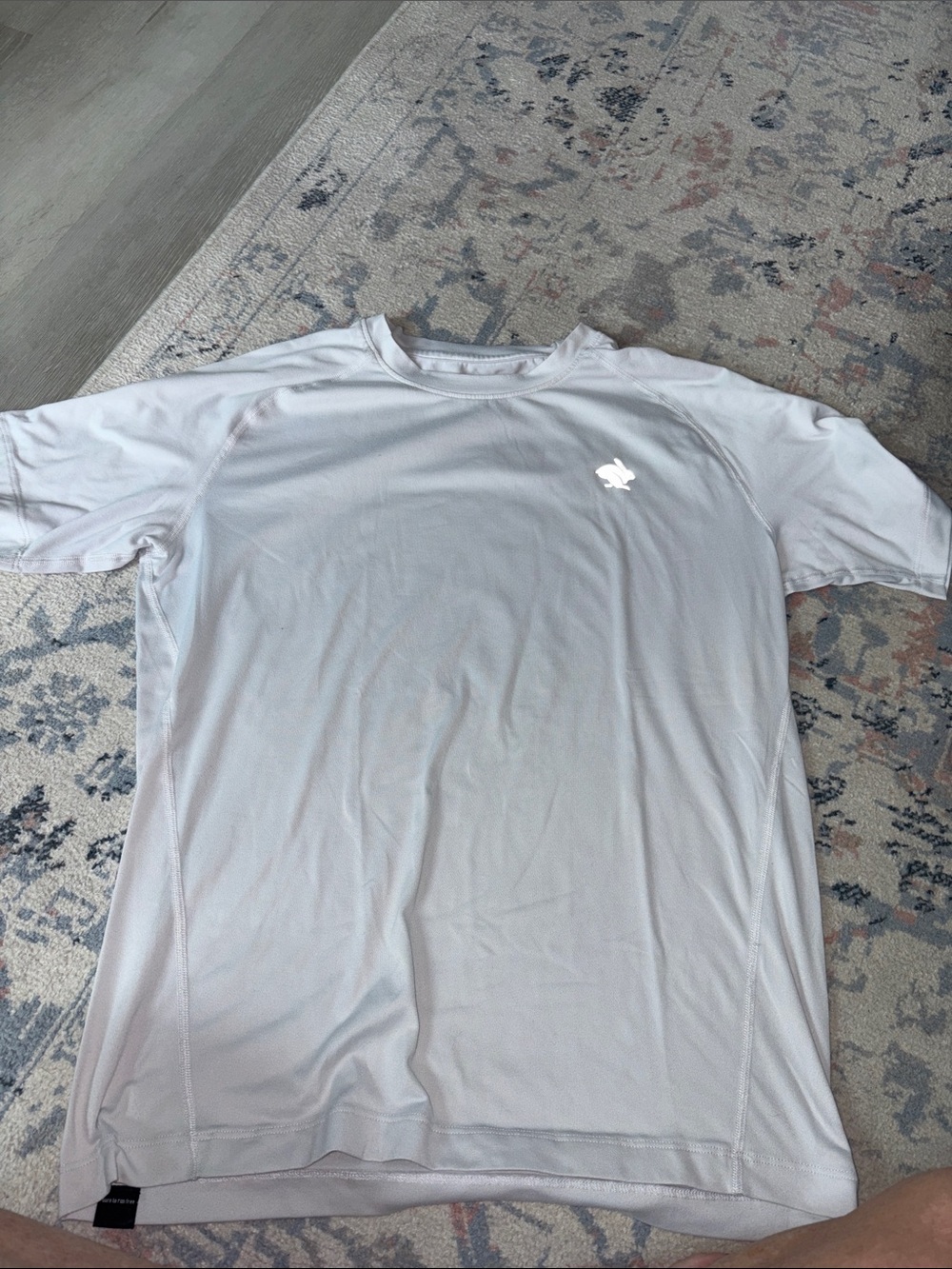 Rabbit Running Men's Performance Short-Sleeve Crew Neck Shirt - size medium